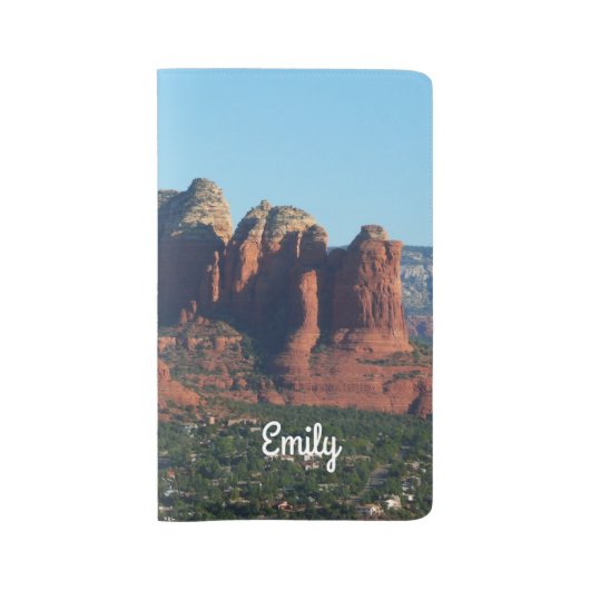 Kaffee Pot Rock I in Sedona Großes Moleskine Notizbuch (Vorderseite)