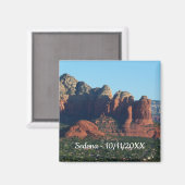 Kaffee Pot Rock I in Sedona Magnet (Vorderseite/Rückseite)