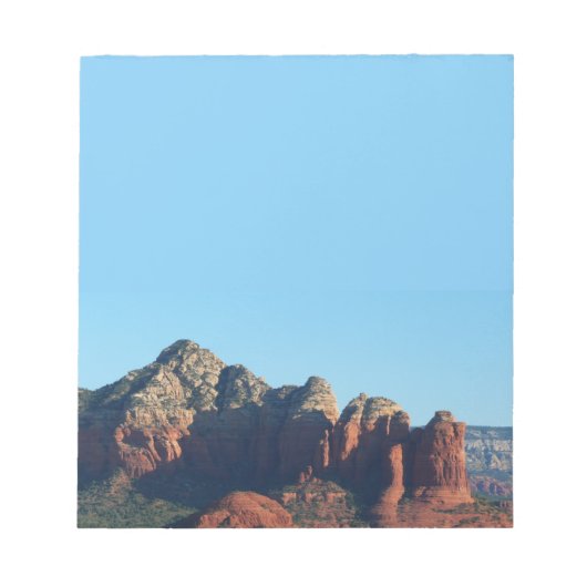 Kaffee Pot Rock I in Sedona Notizblock (Vorderseite)