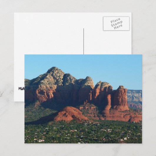 Kaffee Pot Rock I in Sedona Postkarte (Vorne/Hinten)