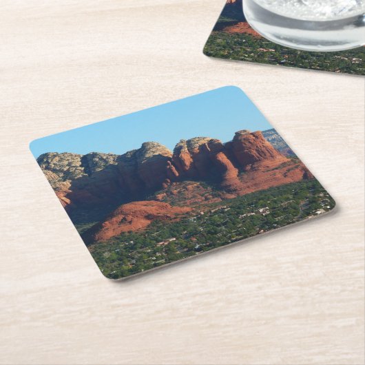 Kaffee Pot Rock I in Sedona Rechteckiger Pappuntersetzer (angewinkelt)