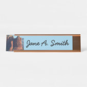 Kaffee Pot Rock I in Sedona Schreibtischnamensplakette (Vorderseite )