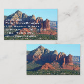 Kaffee Pot Rock I in Sedona Visitenkarte (Vorne/Hinten)