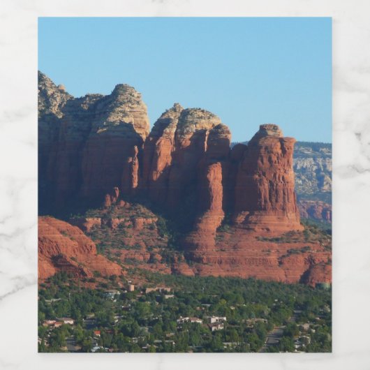 Kaffee Pot Rock I in Sedona Weinetikett (Einzelnes Label)