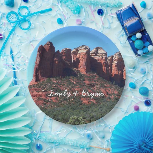 Kaffee Pot Rock II in Sedona Arizona Pappteller (Party)