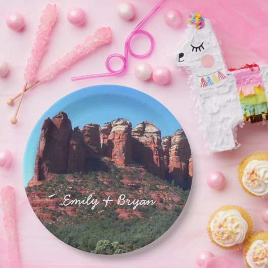 Kaffee Pot Rock II in Sedona Arizona Pappteller (Party)