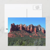 Kaffee Pot Rock II in Sedona Arizona Postkarte (Vorne/Hinten)