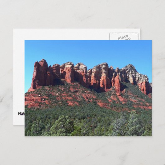 Kaffee Pot Rock II in Sedona Arizona Postkarte (Vorne/Hinten)