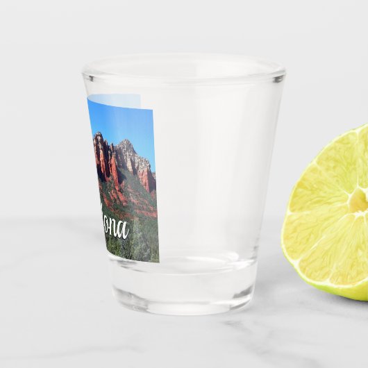 Kaffee Pot Rock II in Sedona Arizona Schnapsglas (Rechts)