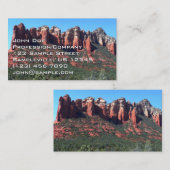 Kaffee Pot Rock II in Sedona Arizona Visitenkarte (Vorne/Hinten)