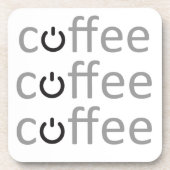 Kaffee-Power Untersetzer (Vorderseite)
