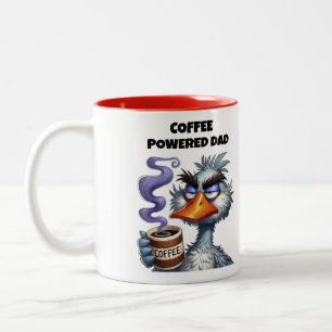 Kaffee-Powered-Vater Zweifarbige Tasse