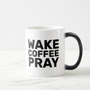 KAFFEE-PRAY-TASSE geweckt, CHRISTLICHE GIFTS Verwandlungstasse