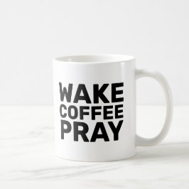 KAFFEE-PRAY-TASSE geweckt Kaffeetasse