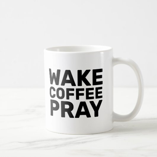 KAFFEE-PRAY-TASSE geweckt Kaffeetasse (Rechts)
