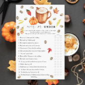 Kaffee Pumpkin-Brautparty Ein- oder Unterspiel