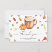 Kaffee Pumpkin Danke Brautparty (Vorderseite)