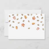 Kaffee Pumpkin Danke Brautparty (Rückseite)