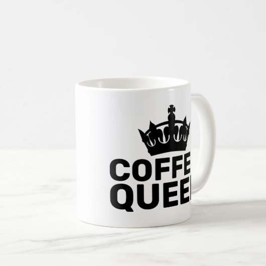 KAFFEE QUEEN TASSE CUPS (VorderseiteRechts)