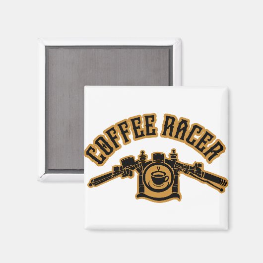 KAFFEE RACER MAGNET (Vorderseite/Rückseite)