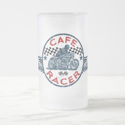 Kaffee-Racer Mattglas Bierglas (Mittel)