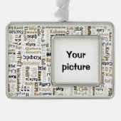 Kaffee Rahmen-Ornament Silber (Vorderseite)