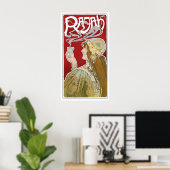 Kaffee Rajah Vintager Kaffee Drink und Kunst Poster (Heimbüro)