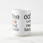 Kaffee / Reading Hangover Kaffeetasse (Mittel)