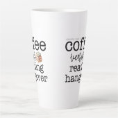 Kaffee / Reading Hangover Milchtasse (Vorderseite)
