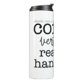 Kaffee / Reading Hangover Thermosbecher (Nach links gedreht)