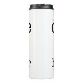 Kaffee / Reading Hangover Thermosbecher (Rückseite)