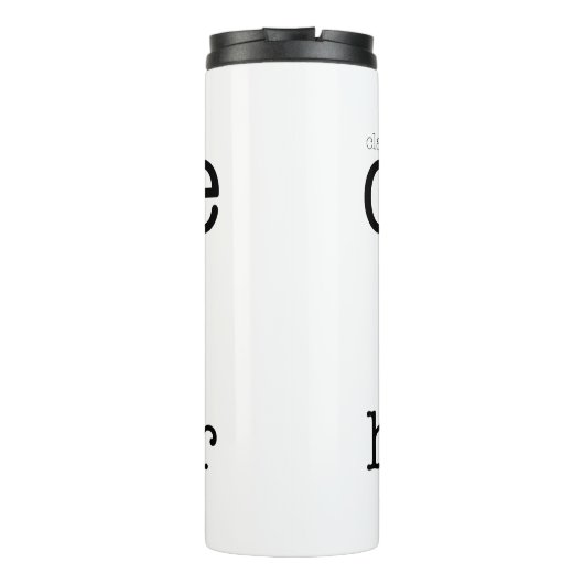 Kaffee / Reading Hangover Thermosbecher (Rückseite)