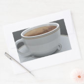 Kaffee Rechteckiger Aufkleber (Umschlag)