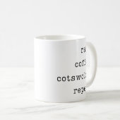 Kaffee Regenwolken wiederholen Kaffeetasse (VorderseiteRechts)