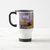 KAFFEE-REISE-TASSEN-GESCHENK Iris-Blumen-Frühling Reisebecher (Links)