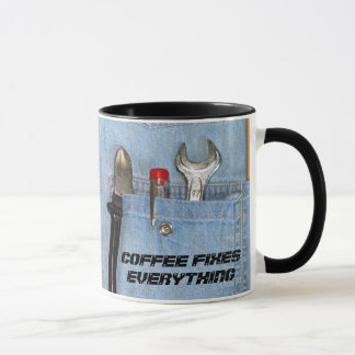 Kaffee repariert alles tasse
