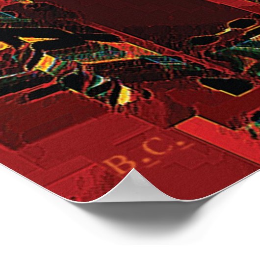 Kaffee Restaurant Poster (Ecke)