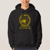 Kaffee Retro Games Sleep Repeat - Gamer Hoodie (Vorderseite)