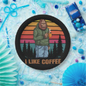 Kaffee-Retro Pappteller (Party)