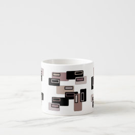 Kaffee-Retro Rechteckeespresso-Tasse Espressotasse