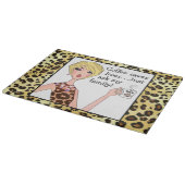 Kaffee rette Leben - frag einfach meiner Familie!" Schneidebrett (Ecke)