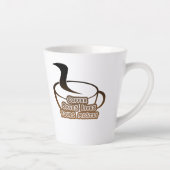 Kaffee Rette Schwarz und Braun Milchtasse (Rechts)