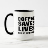 Kaffee Rette Touch Mein Kaffee & Die Funny Tasse (Links)