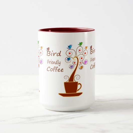 Kaffee, Rettend Vögel Tasse (Zentrum)