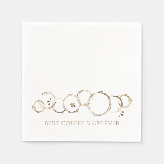Kaffee Rings BEST KAFFEE JE Business Fun Serviette (Vorderseite)