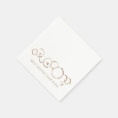Kaffee Rings BEST KAFFEE JE Business Fun Serviette (Ecke)