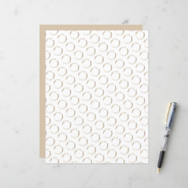 Kaffee Rings Muster Brown White Morning Fun