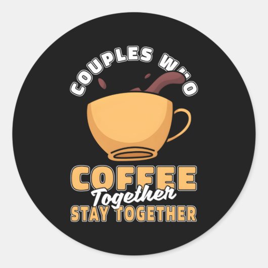 Kaffee Roaster Barista Röstcafé Kaffee Kaffee Runder Aufkleber (Vorderseite)