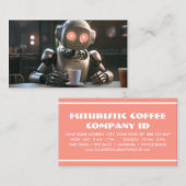 Kaffee-Roboter Treuekarte (Vorne/Hinten)