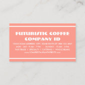 Kaffee-Roboter Treuekarte (Rückseite)